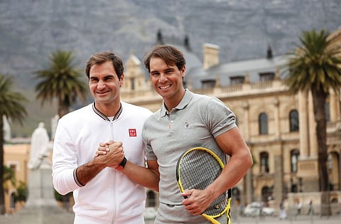 Roger Federer and Rafael Nadal are both ahead of Novak Djokovic in the Grand Slam title stakes