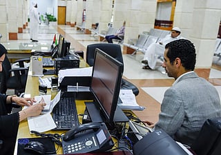 Staff at General Directorate of Residency and Foreign Affairs (GDRFA) in Dubai