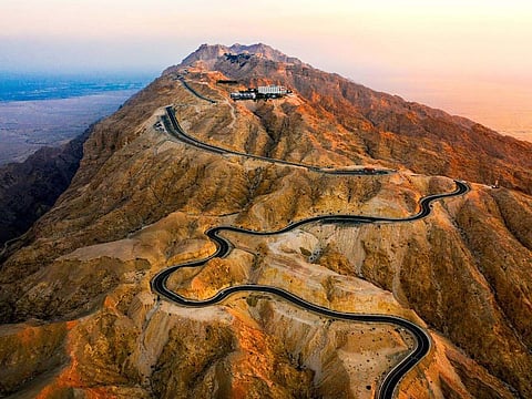 Jebel Hafeet - a great spot for winter tourism. 