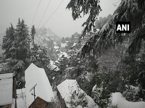 Visuals from Jakhoo area of Shimla 