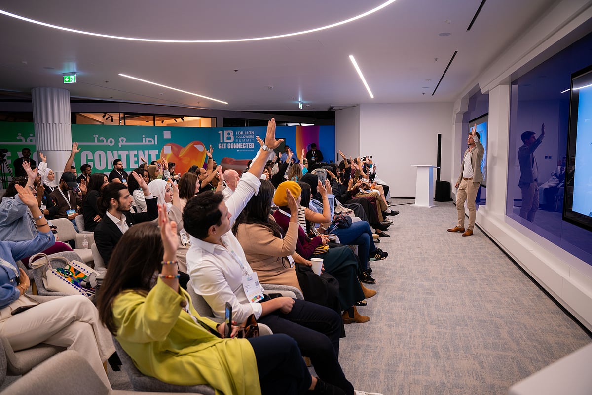 Participants during a session at the 1 Billion Followers Summit last year.