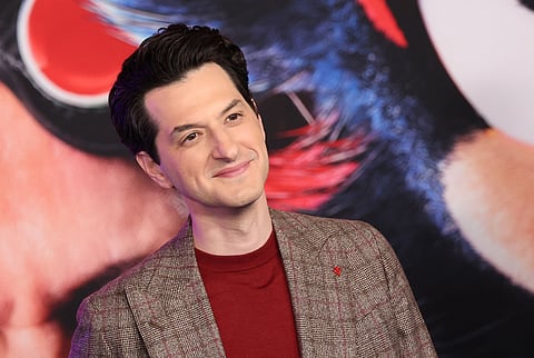 Actor Ben Schwartz arrives for the premiere of "Sonic The Hedgehog 3" in the US
