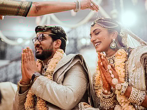 Ace Indian shuttler PV Sindhu tied the knot with fiancé Venkata Datta in a grand ceremony in Udaipur, Rajasthan, on Sunday.