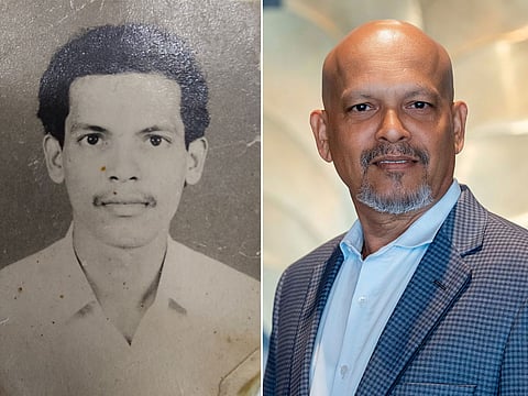 Britto in the late 1980s and now
