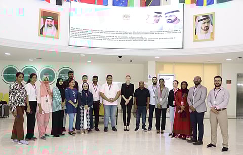 The Brainy n Bright team with Sarah Robson, Deputy Head of High School at Emirates International School, Meadows.