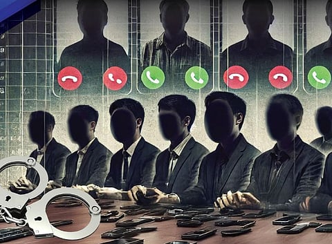 Ajman Police also seized 19 mobile phones used in the fraud operation