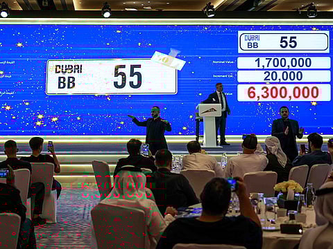 BB55 fetched the highest bid during Saturday's auction