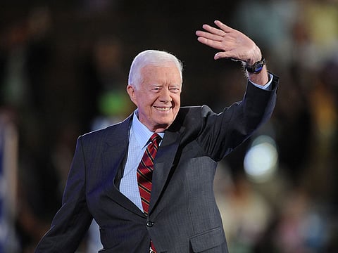 Former US President Jimmy Carter.