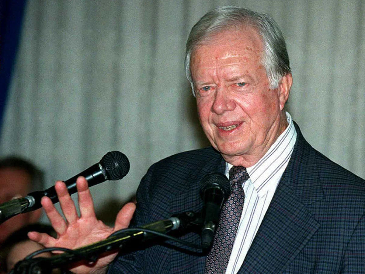 Former US President Jimmy Carter.