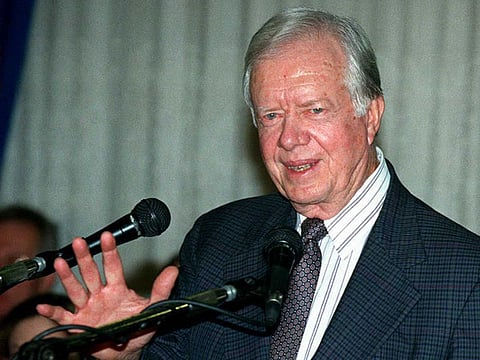 Former US President Jimmy Carter.