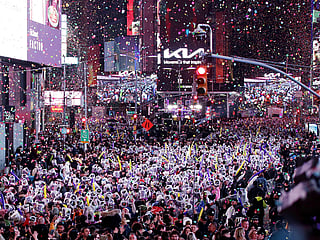 Strangers in the night: Celebrating 2025 in New York city