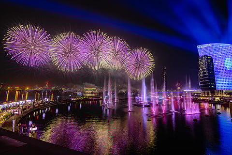 Dubai Festival City Mall is renowned for its vibrant New Year's Eve celebrations, featuring spectacular fireworks displays, live entertainment, and the mesmerizing IMAGINE show.