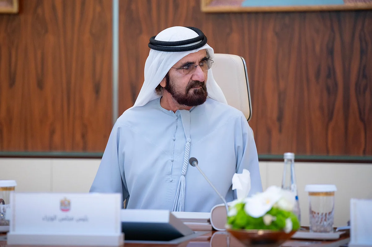 His Highness Sheikh Mohammed bin Rashid Al Maktoum, Vice President and Prime Minister of the UAE and Ruler of Dubai.