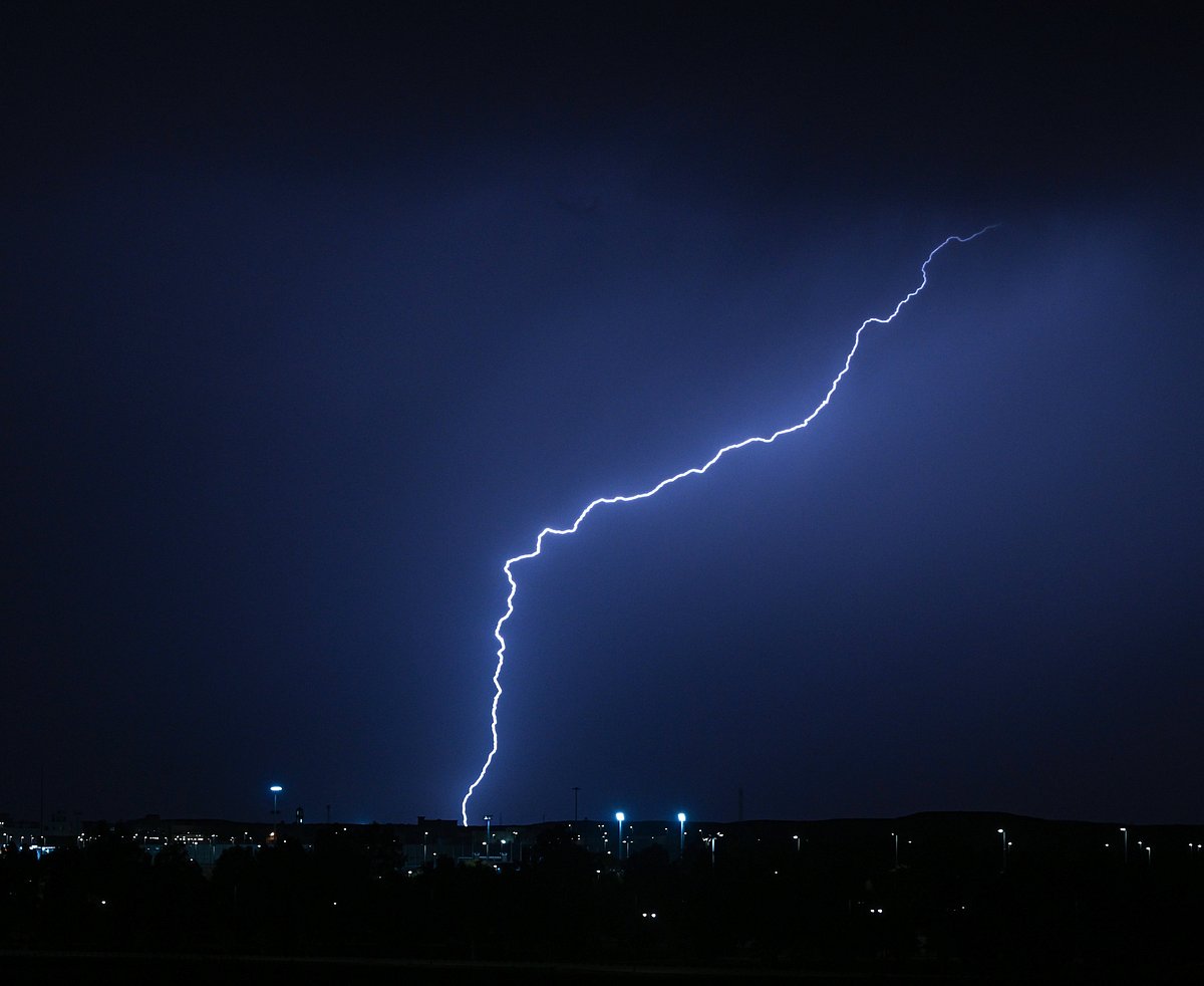 Thundershowers in Saudi Arabia