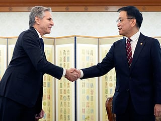 North Korea fires ballistic missile as Blinken visits South