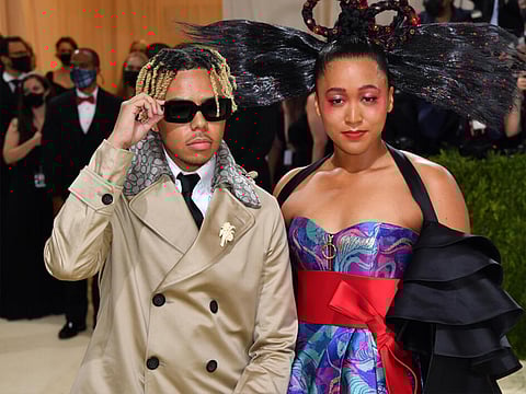 Japanese tennis player Naomi Osaka (R) and her ex-boyfriend Cordae (L) 

AFP