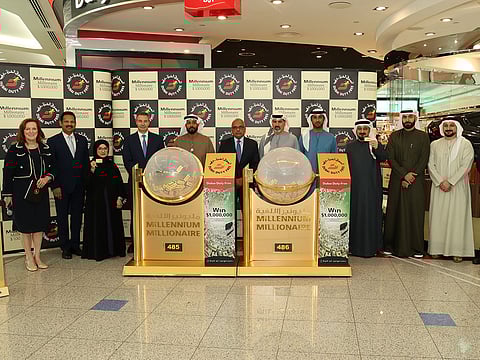 DDF representatives at Wednesday's draw at the airport