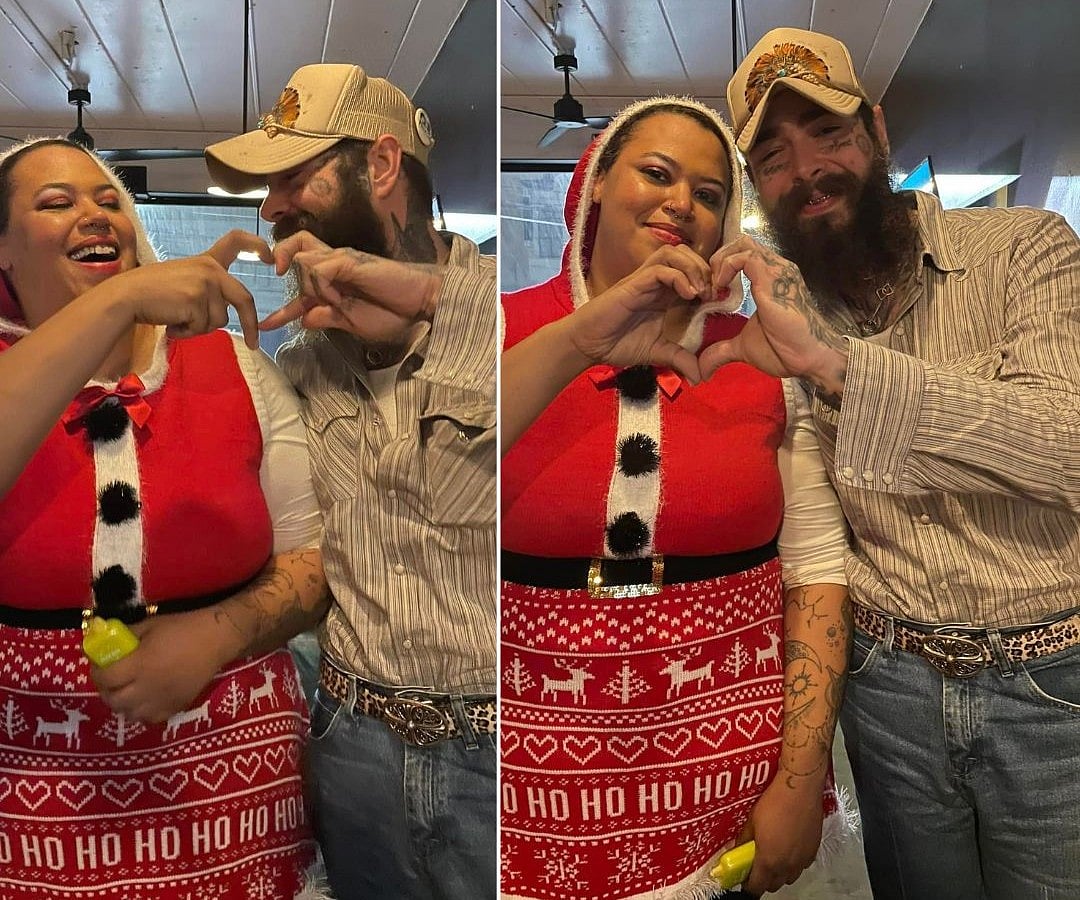 “He changed my life on Christmas Eve, and I will forever be grateful," said Brown about Post Malone.