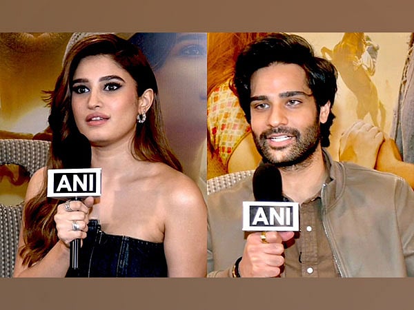 Rasha Thadani, Aaman Devgan (Photo/ANI)