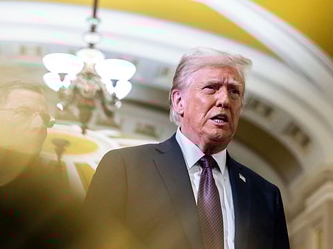 President-elect Trump Meets Republican Senators On Capitol Hill