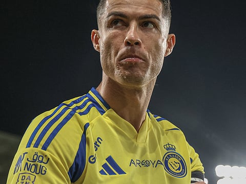 Portuguese star Cristiano Ronaldo took his career tally of goals to 917 after scoring in Al Nassr's 3-1 win against Al Okhdood  in Saudi Pro League on Thursday.