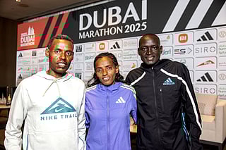 Elite runners target new year success at Dubai Marathon 2025