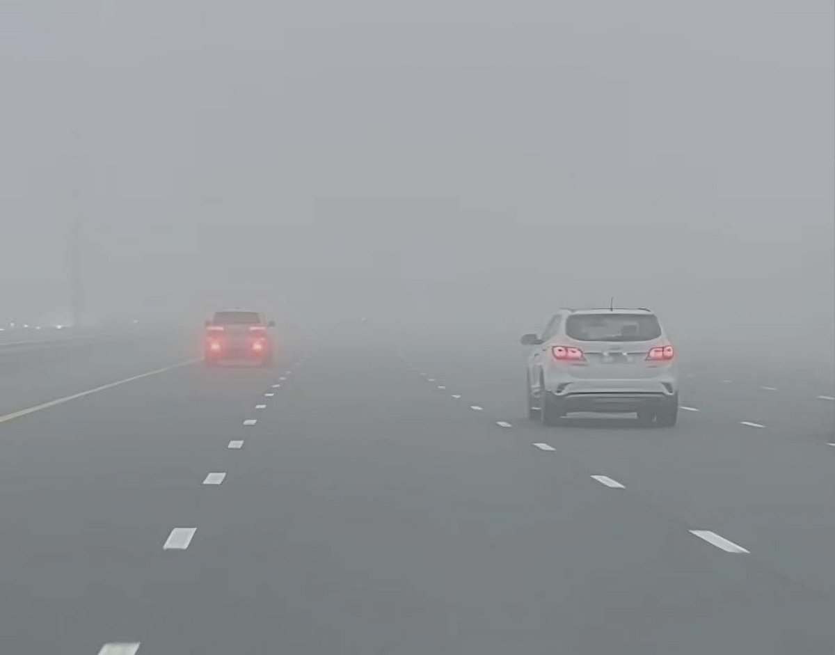 Weather Alert Dense Fog Covers Abu Dhabi Rain Expected In UAE Today weather-alert-dense-fog-covers-abu-dhabi-rain-expected-in-uae-today