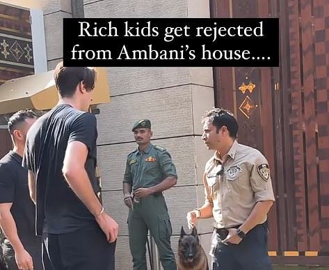 The viral video of the guard's sharp comebacks has garnered millions of views on Instagram and X.

