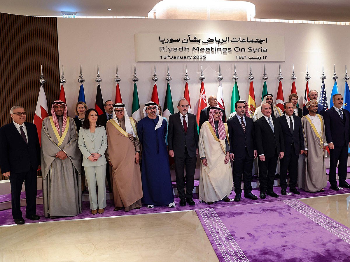 The Saudi capital hosted Arab, European and international diplomats to address the situation in Syria.