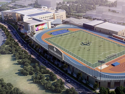 The 47,600 square metres GEMS School of Research and Innovation, which is located in Dubai Sports City, boasts many world-class facilities.