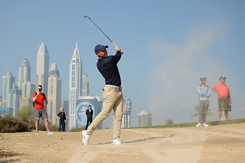 Rory McIlroy is targeting a three-peat at Emirates Golf Club