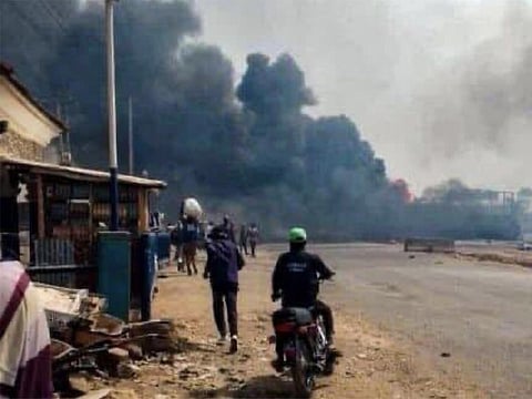 70 killed in central Nigeria as fuel tanker explodes