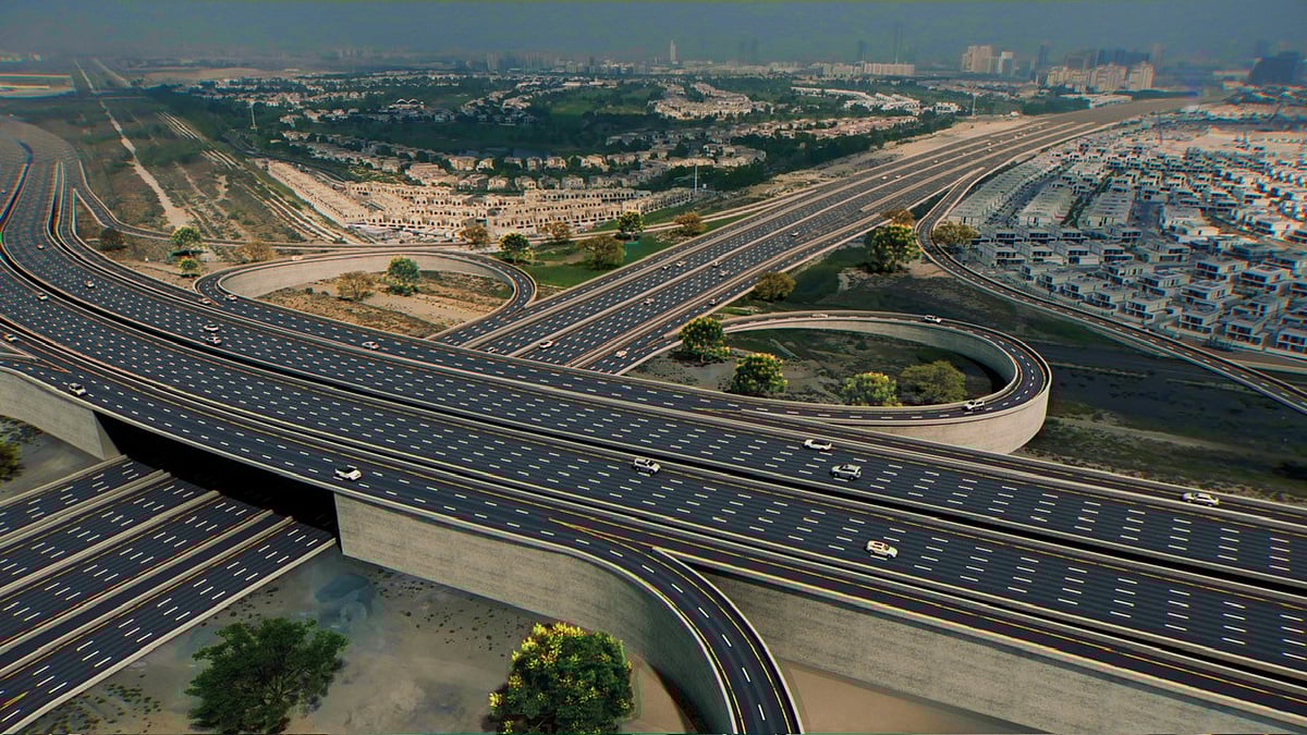 AL Fay Street Development Project extends from its intersection with Sheikh Mohammed bin Zayed Road, passes through Sheikh Zayed bin Hamdan Al Nahyan Street, and continues to Emirates Road.