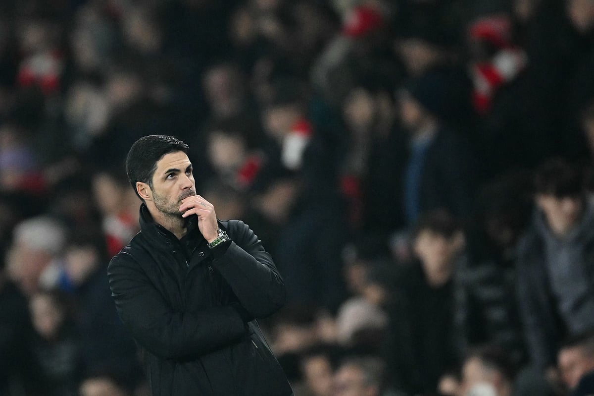Arteta's Arsenal are six points behind Liverpool in the league, having played a game more than Liverpool