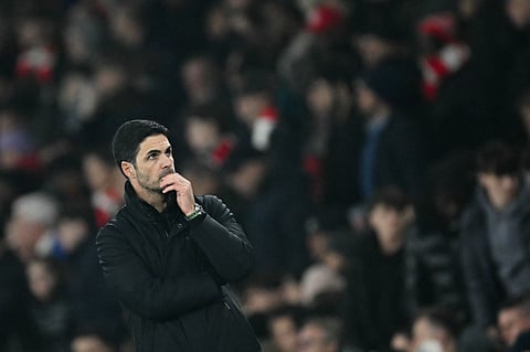 Arteta's Arsenal are six points behind Liverpool in the league, having played a game more than Liverpool