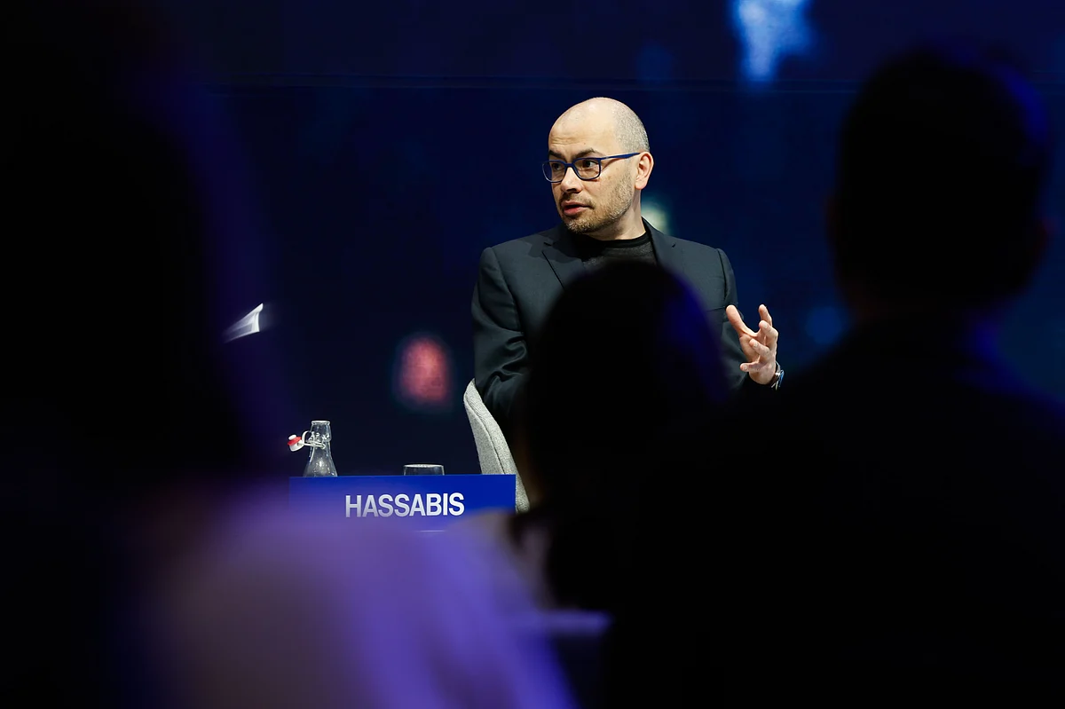 Demis Hassabis during the Opening Day Of World Economic Forum (WEF) 2025