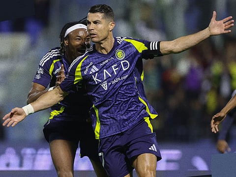 Cristiano Ronaldo scored a brace for Al Nassr in the Saudi Pro League match against Al Khaleej on Tuesday.