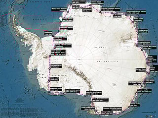Video: Emirati explorer circles Antarctica by helicopter