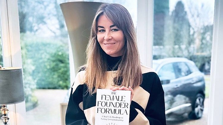 Helen McGuire with her newly launched book, The Female Founder Formula 