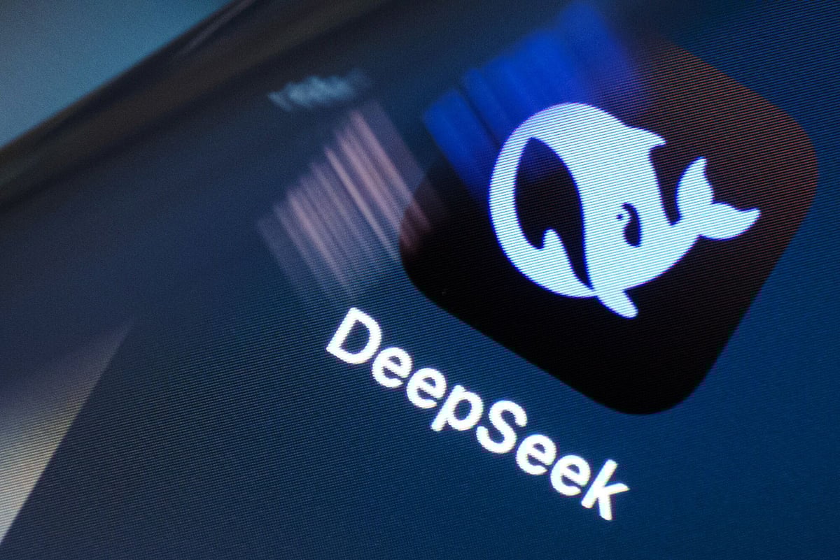 The DeepSeek app.
