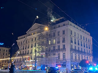 Fire breaks out at Switzerland's oldest luxury hotel