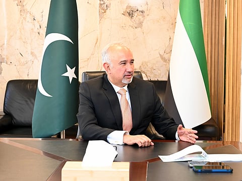 Pakistan Ambassador to UAE Faisal Niaz Tirmizi during an interview with Gulf News in Dubai.