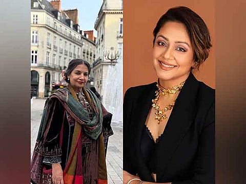 Shabana Azmi and Jyothika (Image Source: Instagram/@jyotika/@azmishabana18)