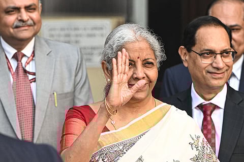 India's Finance Minister Nirmala Sitharaman Presents Union Budget