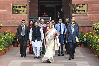 India's Finance Minister Nirmala Sitharaman Presents Union Budget 2025