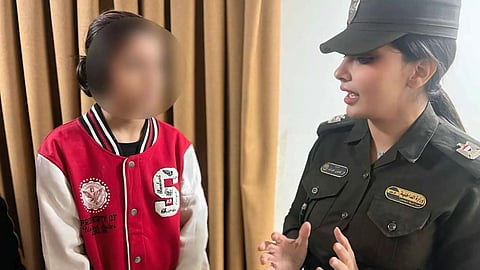 The girl reportedly fled her home and turned to begging to finance her drug habit.