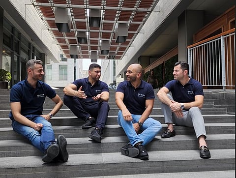 (From right to left) Sari Safi, Chief Marketing Officer, Haytham Alassaal, Chief Tech Officer, Mohamed Sabry, CEO, Ahmed Nour, Chief Growth Officer

