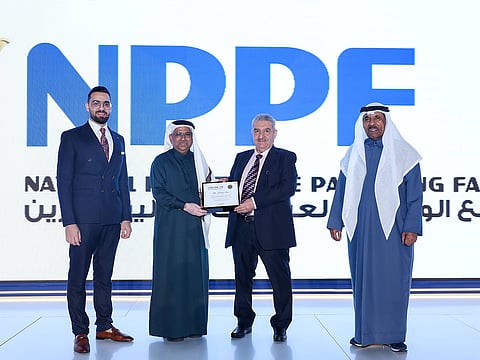 Saeed Al-Saghir (second right), Founder of Al-Saghir Group, with guests at the gala dinner