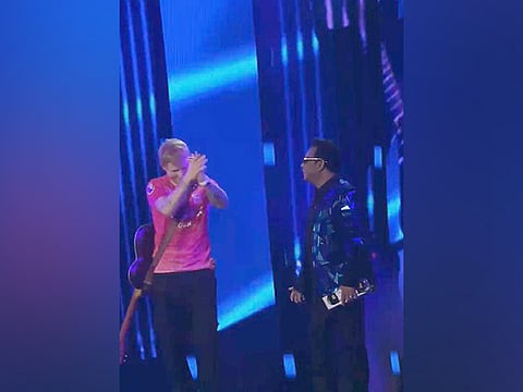 AR Rahman and Ed Sheeran 