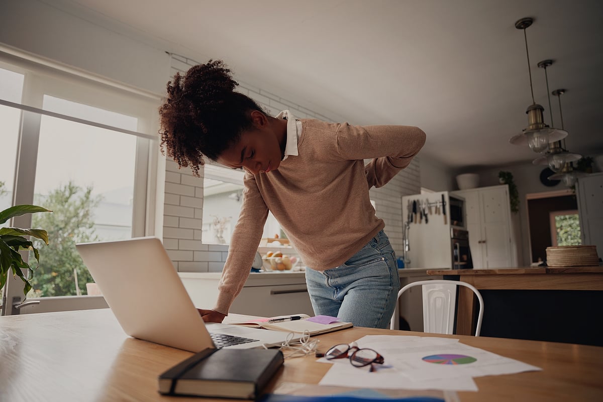 Some studies suggest that  standing for too long can cause its own set of problems. Prolonged standing can lead to discomfort in your legs, knees, and lower back.
